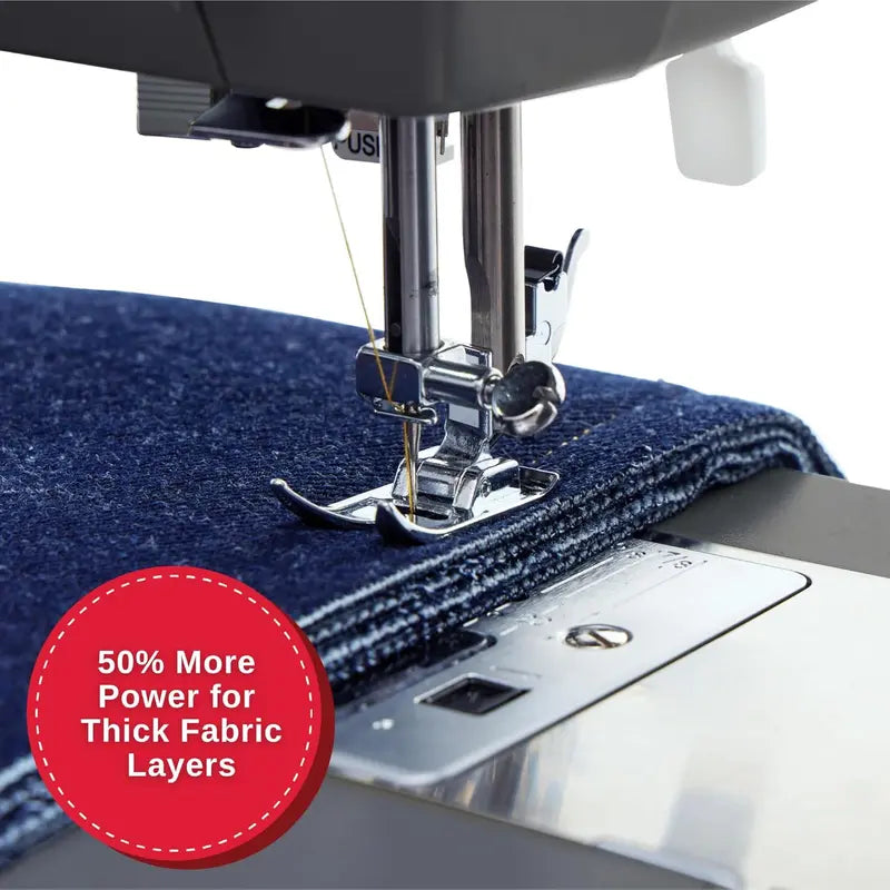 SINGER Heavy Duty 4452 Sewing Machine – Full-Metal Frame, 110 Stitch Options, LED Lighting & 1-Step Buttonhole