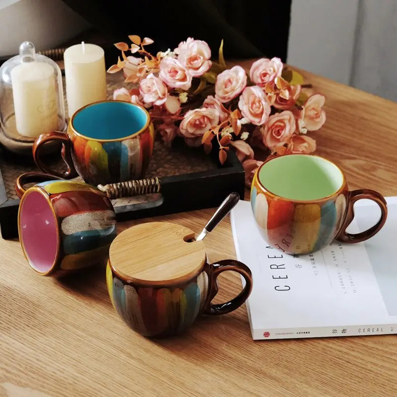 Zonema Kokoro Dual Mug Set – Two Complementary Ceramic Espresso Cups