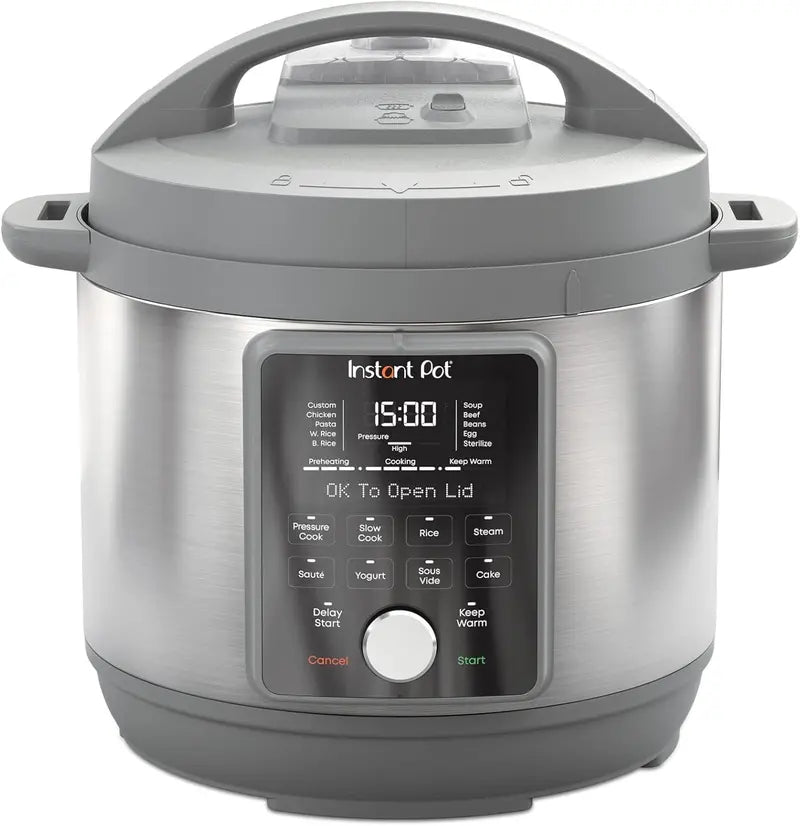 Instant Pot 8-Quart Quiet Plus – 9-in-1 Stainless Steel Pressure Cooker with Noise-Reduction Tech