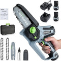 WORKPRO 6.3″ Compact Cordless Mini Chainsaw with Dual Batteries & Spare Bar/Chain