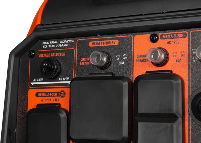 WEN 6800W Dual-Fuel Inverter Generator – RV-Ready with CO Detection Safety System