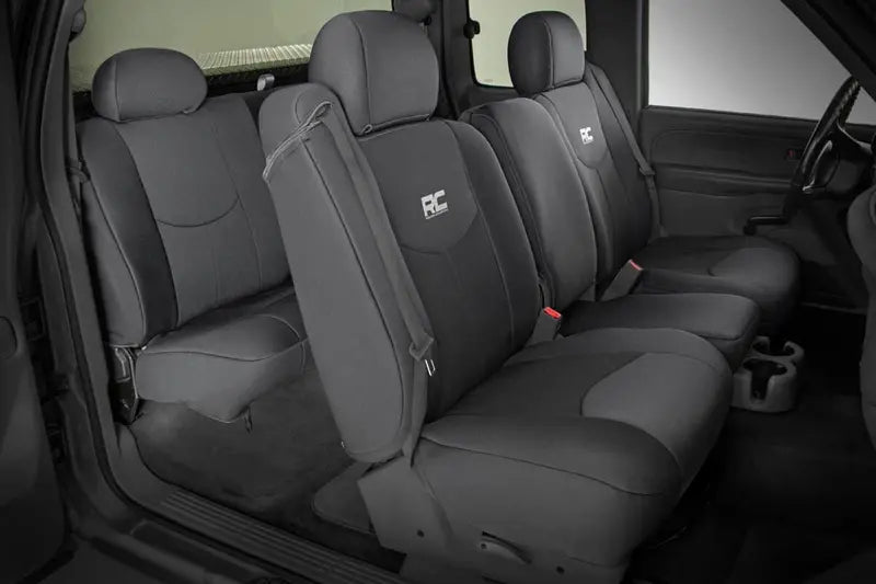 Rough Country Rear Neoprene Seat Covers for 1999-2006 Chevy/GMC 1500 – 91014
