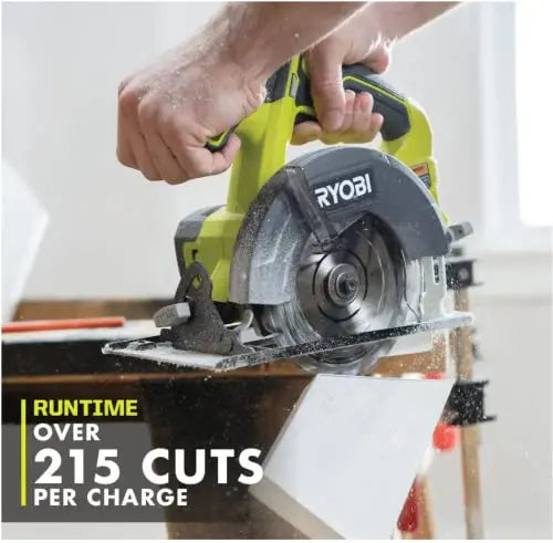 RYOBI ONE+ 18V 6-Tool Cordless Combo Kit – Drill, Impact Driver, Saw, Multi-Tool & LED Light