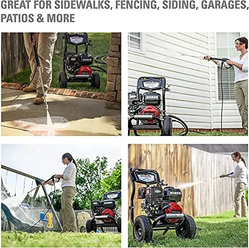 SIMPSON CM61083 Clean Machine Gas Pressure Washer – 3400 PSI for Residential & Light Commercial Cleaning