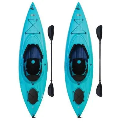 Lifetime Guster 100 Sit-In Kayak – 2-Pack for Recreational Paddling