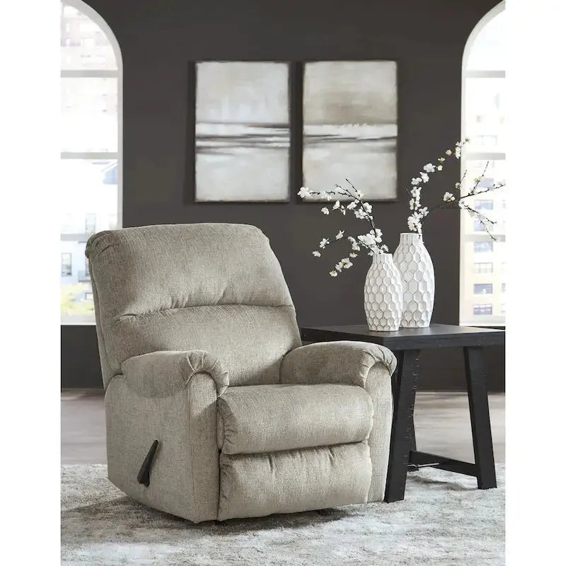 Signature Design by Ashley Stonemeade Reclining Armchair – Traditional Accent Seating for Living Areas
