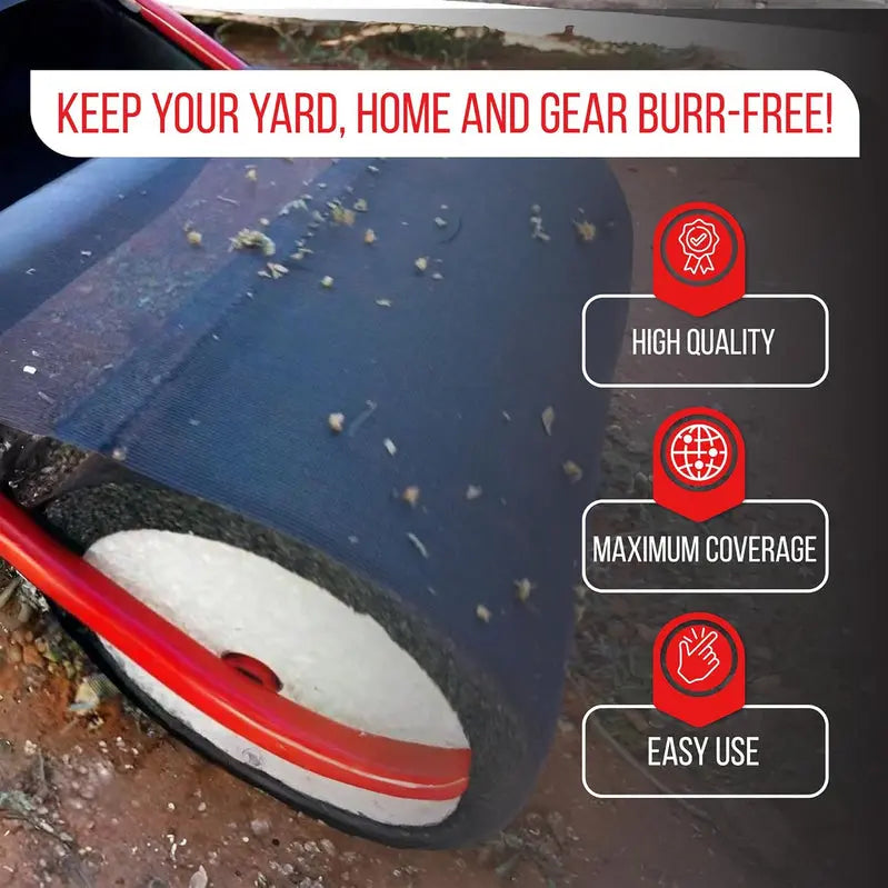 X-Large Burr Roller Remover – 18-Inch Yard Tool for Efficient Weed & Seed Removal, Push-Style Design Version 2.0