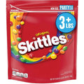 Skittles Original 5-Pack Party Size, 3 lb Resealable Pouch, Assorted Flavors Chewy Candy