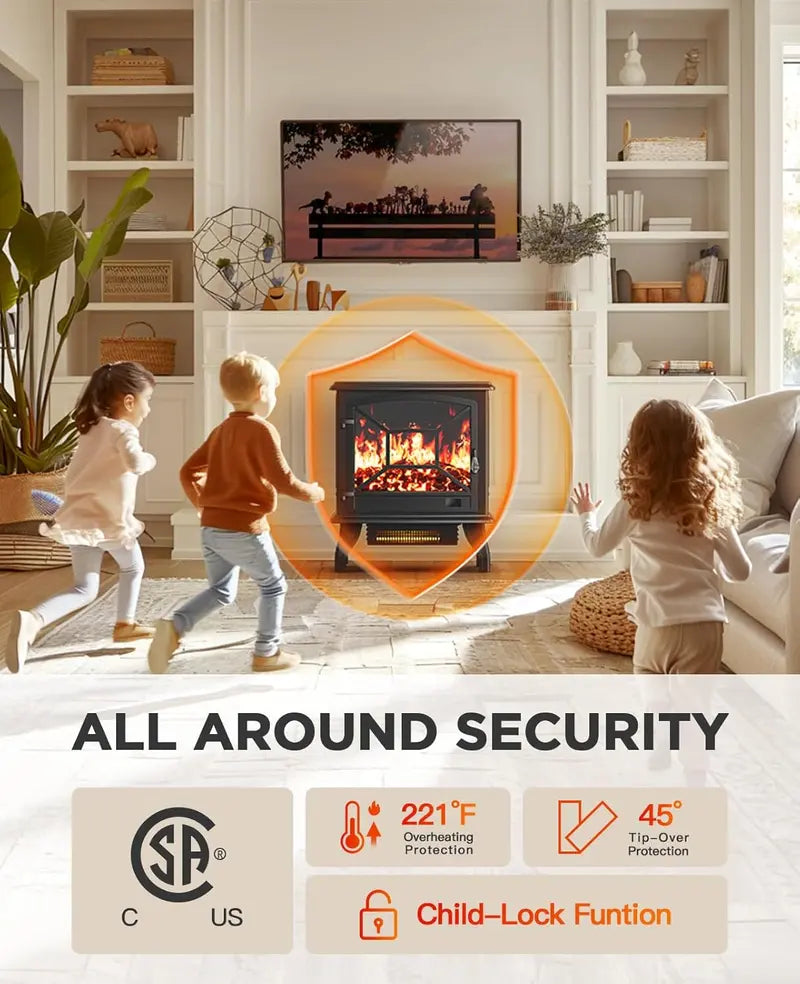 Silonn 50-Inch Smart Electric Fireplace | Ultra-Slim WiFi-Enabled Wall or Recessed Insert with 5300 BTU Output, 20 Flame Colors, App/Remote Control & Programmable Timer