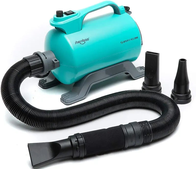 Shernbao SHD-2600P Teal Super Cyclone Dog Grooming Dryer