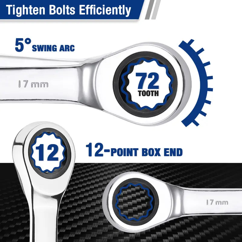 WORKPRO 22-Piece Ratcheting Combination Wrench Collection