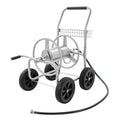 VEVOR Heavy-Duty Mobile Hose Reel Cart – Holds 250 ft of 5/8″ Hose, 4-Wheel Design with Storage Basket