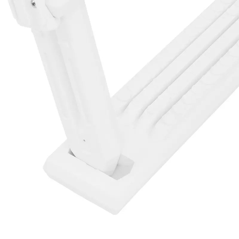XtremepowerUS Deluxe Adjustable Above-Ground Pool Ladder – Fits 48–52″ Pools, Non-Slip Steps & Safety Handrails
