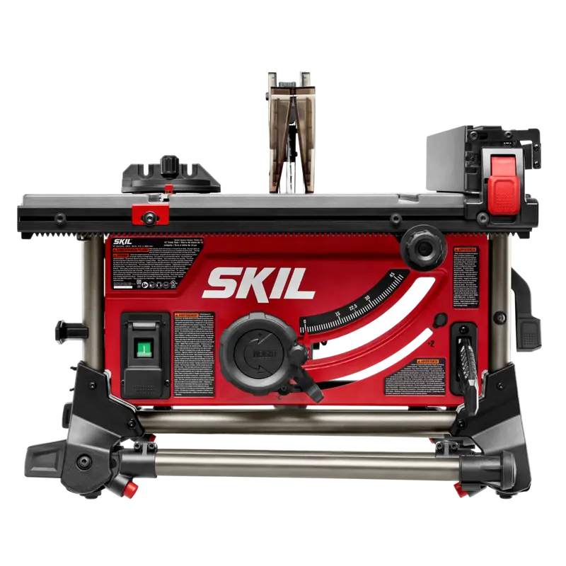 SKIL Jobsite Table Saw with Integrated Foldable Stand, 10, 15 Amp, 25-1/2” Rip Capacity