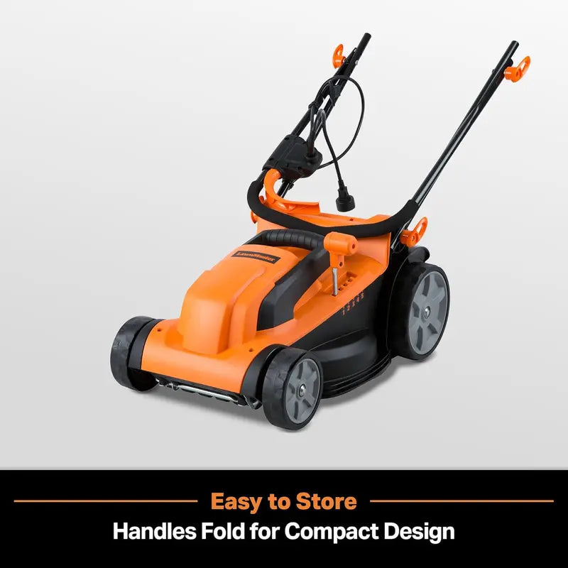 LawnMaster MEB1114K 15-Inch Corded Electric Lawn Mower – 11-Amp Motor for Small to Medium Yards