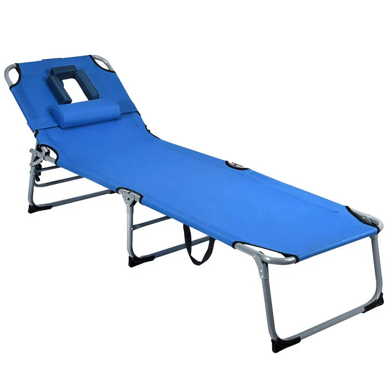 Versatile Adjustable Patio Recliner – Space-Saving Folding Lounge Chair