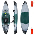 Sit-on-Top Recreational Kayak – 9.7 ft Single-Person Fishing & Touring Model