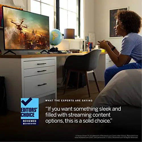 VIZIO D-Series 40″ Full HD Smart TV – 1080p Resolution, AMD FreeSync, Apple AirPlay & Chromecast Built-in