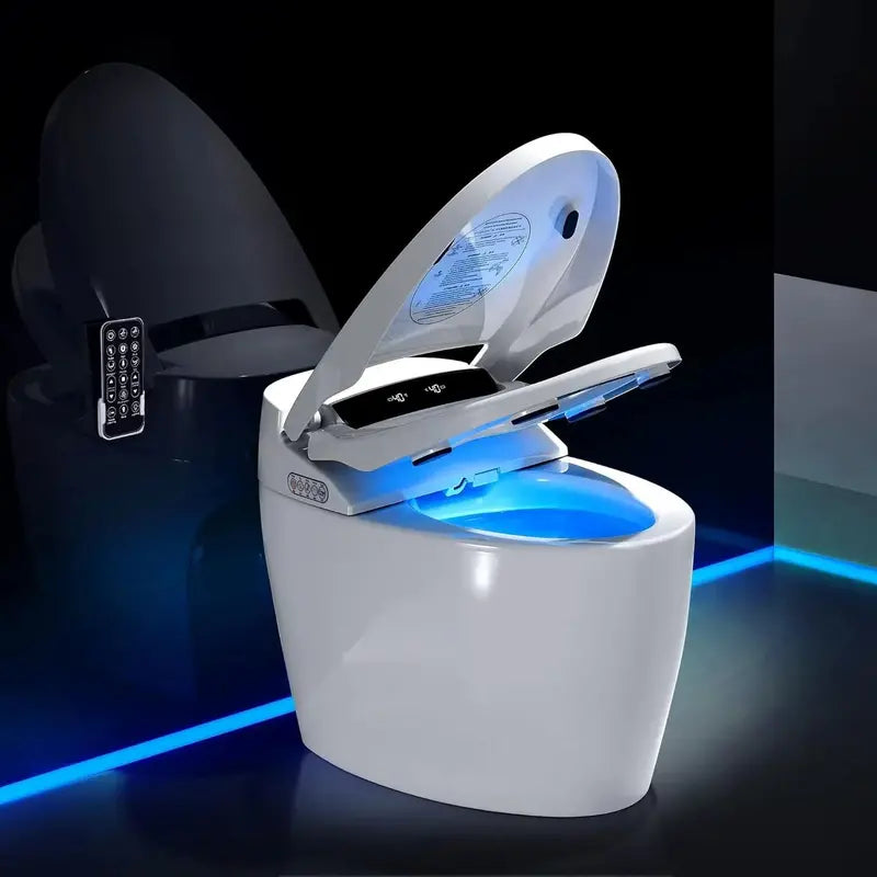 XEK Smart Bidet Toilet – All-in-One One-Piece Intelligent Toilet with Integrated Wash Functions