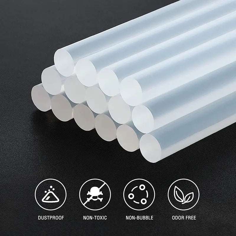 WORKPRO 100-Pack Standard 18-Gauge Hot Glue Sticks – Universal Compatibility