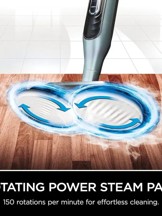 Shark S7000AMZ Steam Mop – All-in-One Scrub & Sanitize for Hard Floors, Includes 6 Washable Pads & 2 Steam Modes, Pure Water Blue