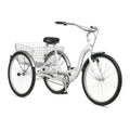Schwinn Meridian Adult Tricycle – 26-Inch Beach Cruiser, Low-Step Frame, Wide Comfort Saddle, Foldable Basket