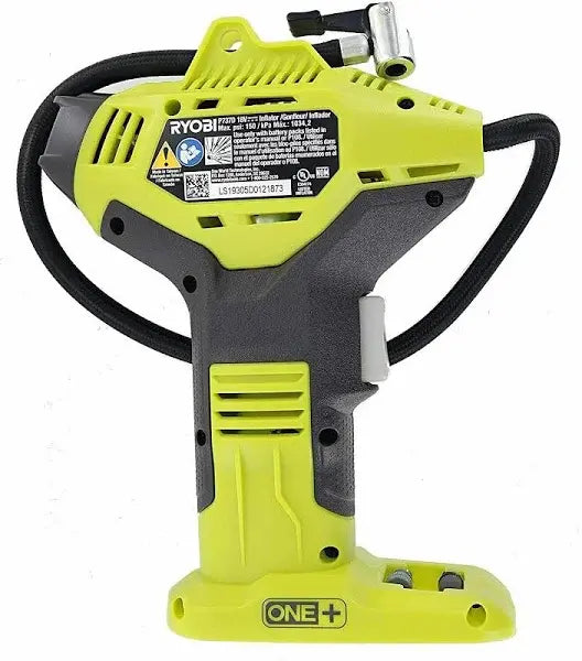 RYOBI 18V ONE+ Cordless High-Pressure Inflator with Digital Tire Gauge