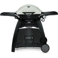 Weber Q 3200 Propane Grill – Portable Titanium-Finish Gas Grill with 3 Burners and Precision Cooking Control