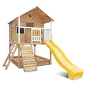 Lifespan Warrigal Kids' Cubby House – Bright Yellow Slide & Durable Outdoor Play Structure