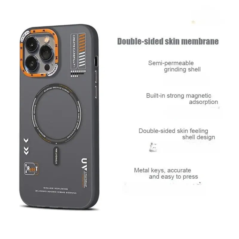 Shockproof MagSafe Armor iPhone Case – Military-Grade Drop Protection
