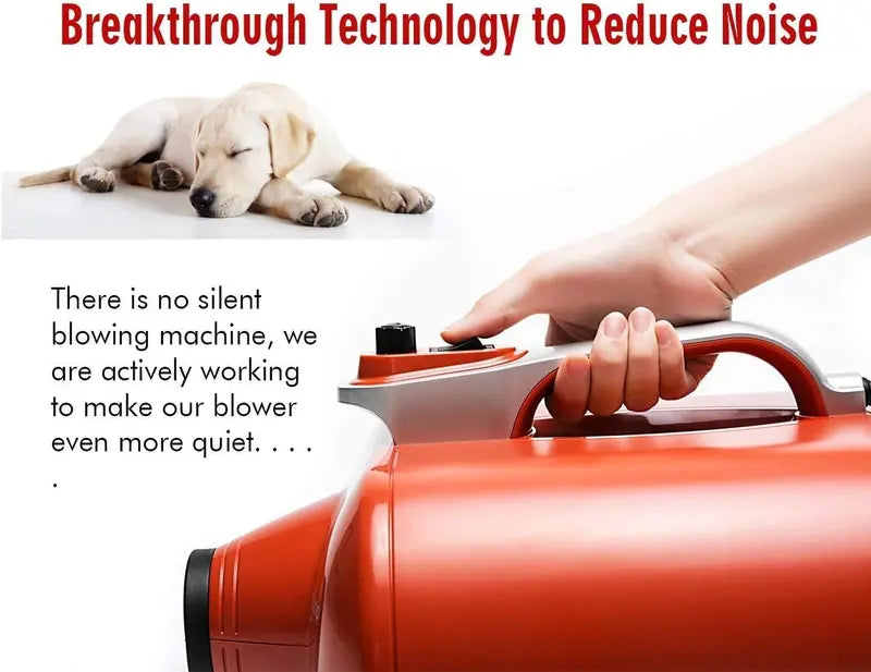 Shernbao 6.0HP High-Velocity Dog Grooming Dryer – Professional Force Blower for Fast, Quiet Drying