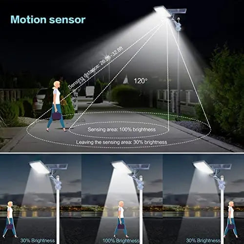 Solar Street Flood Light – 450W All-in-One Yard & Arena Security Lighting System