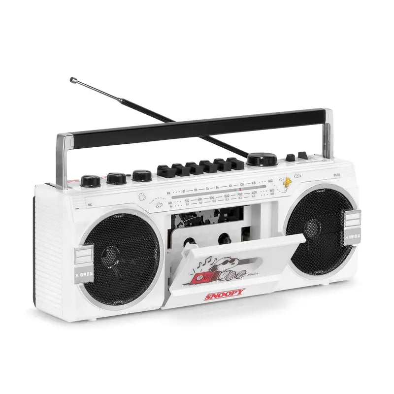 Snoopy BX-85 Bluetooth Cassette Player Boombox – Retro-Style Audio System