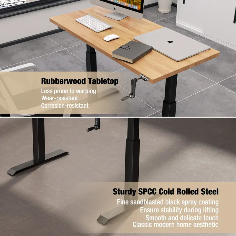 WORKPRO Adjustable Crank-Height Workbench – 47.2″ x 23.6″, 300-LB Load Capacity
