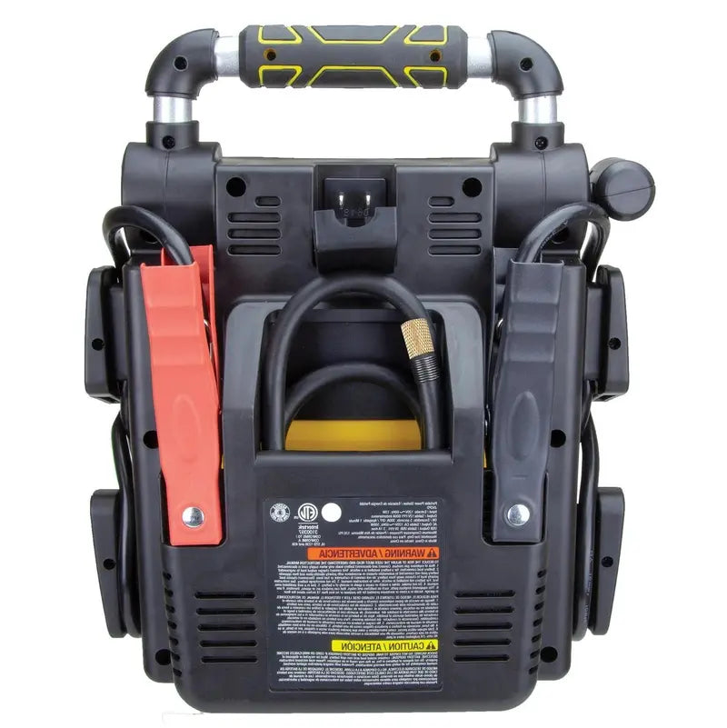 J5CPDE All-in-One Jump Starter Power Station – 1200A Peak, 500W Inverter, 120 PSI Air Compressor