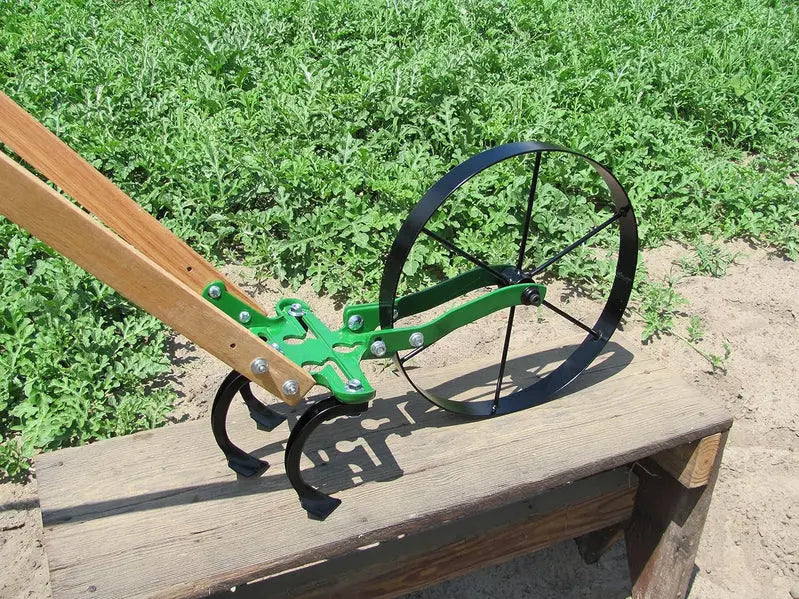 Single-Wheel Garden Hoe – For Cultivating, Weeding, and Soil Maintenance