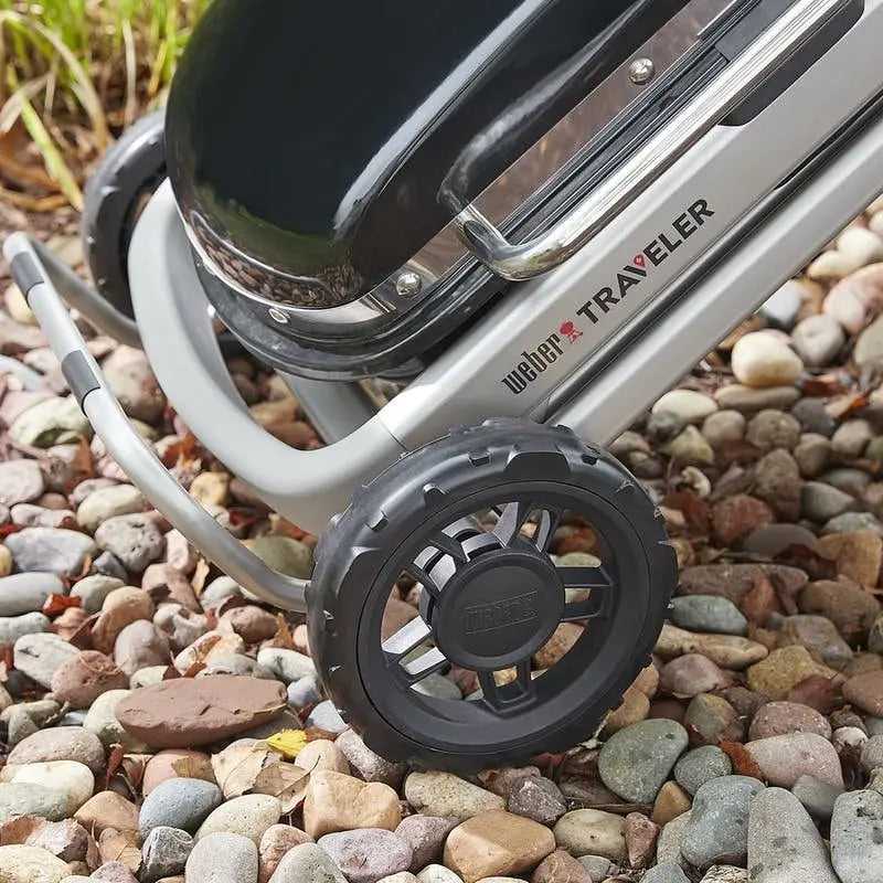 Weber Traveler Portable Gas Grill – Compact, Foldable, and Ideal for Camping or Tailgating