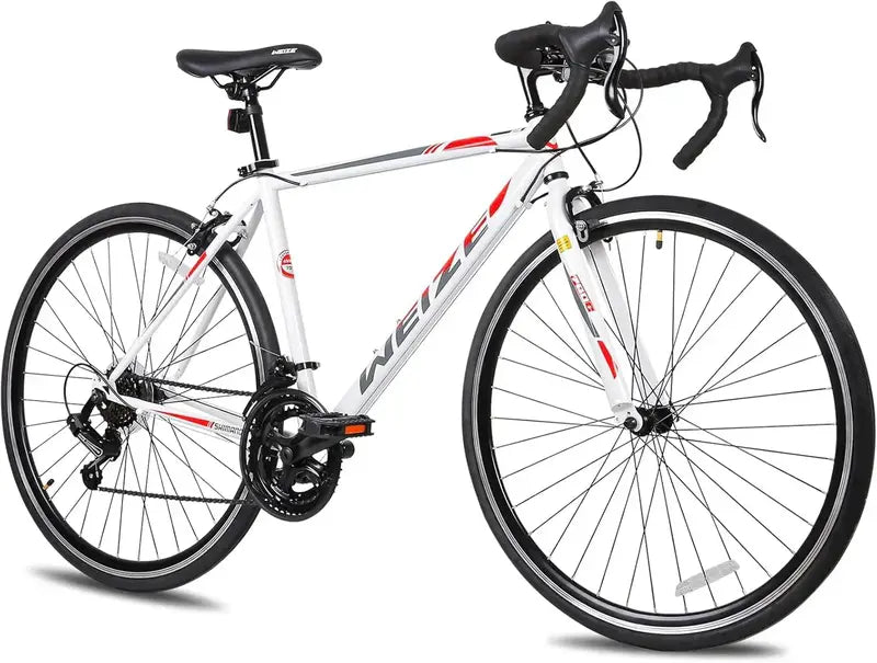 WEIZE 700C Road Bike – Shimano 14-Speed Commuter Bicycle with Drop Handlebars for Urban Riding