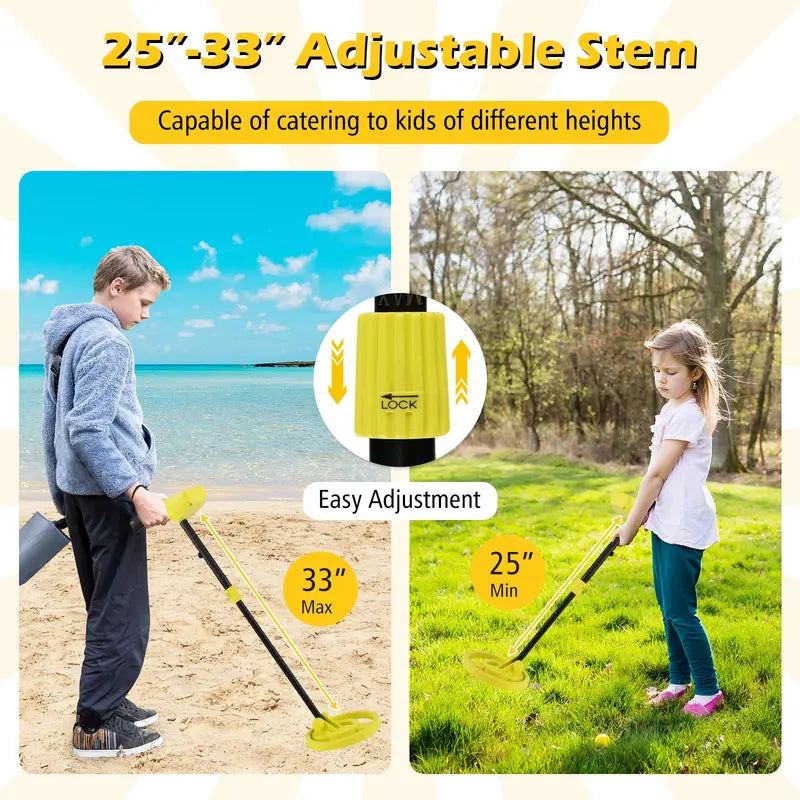 Kid-Friendly Metal Detector Toy with Educational Features