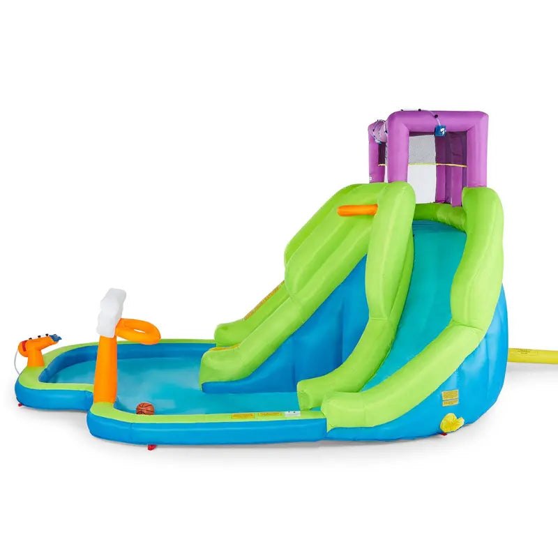 Magic Time – Triple Blast Inflatable Play Center with Water Slides