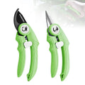 WORKPRO 2-Piece Garden Pruning Shears Set – 6.9-Inch Bypass & Straight Clippers for Precision Trimming