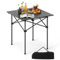 Snap-Together Portable Camping Table with Compact Fold Design and Included Carry Bag