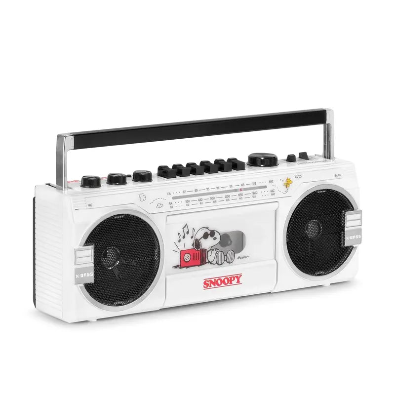 Snoopy BX-85 Bluetooth Cassette Player Boombox – Retro-Style Audio System