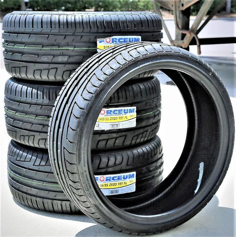 Set of 4 x 245/35R20 ZR 95Y XL All-Season Performance Tires – Full Set for 2017–2019 Mercedes-Benz E300 4Matic and 2010–2016 BMW 528i Base