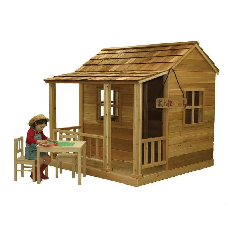 Little Squirt Cedar Backyard Playhouse by Outdoor Living Today – 6-Foot Wooden Play Structure