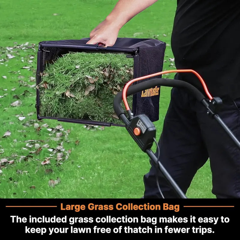 LawnMaster MEB1114K 15-Inch Corded Electric Lawn Mower – 11-Amp Motor for Small to Medium Yards