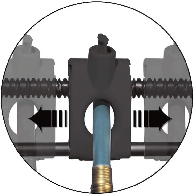 Wicker-Style Portable Hose Reel – Hands-Free, Water-Powered Retraction, Lightweight Design