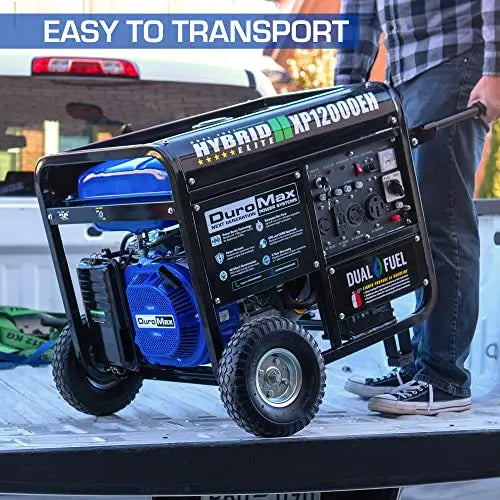 XP12000EH Dual-Fuel Portable Generator: 12,000W Gas/Propane, 457cc EPA- and CARB-Certified Engine