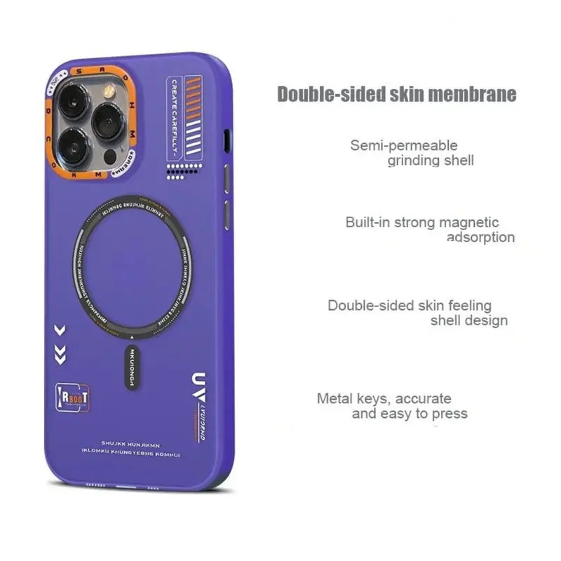 Shockproof MagSafe Armor iPhone Case – Military-Grade Drop Protection