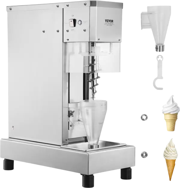 Vevor 750W Ice Cream Blender – High-Speed Stainless Steel Mixer, 1740 RPM